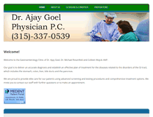 Tablet Screenshot of amcgastroenterologist.com
